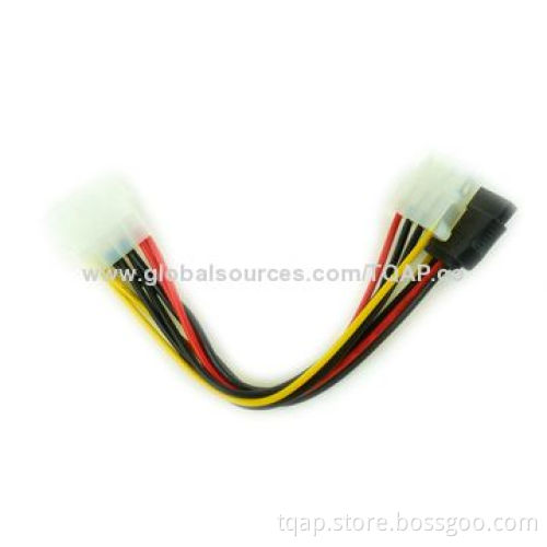 Molex Female to Molex Male + Serial ATA Power Cable